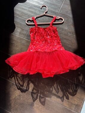 Sparkling Red Sequin Tutu for Kids
